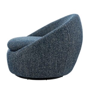 Adelmo Fabric Swivel Accent Chair