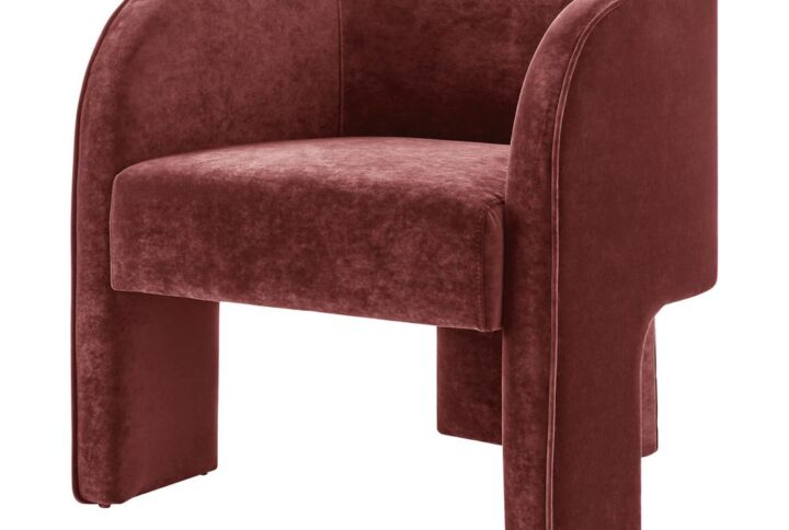 Matteo Velvet Accent Arm Chair