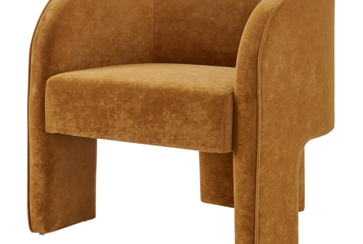 Matteo Velvet Accent Arm Chair