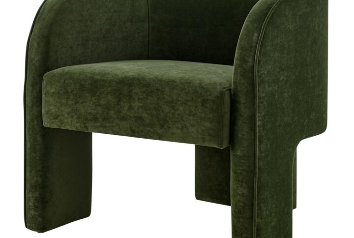 Matteo Velvet Accent Arm Chair