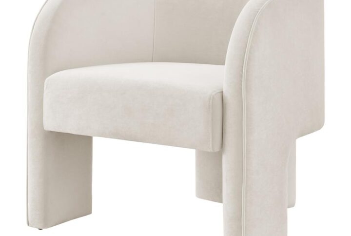 Matteo Velvet Accent Arm Chair