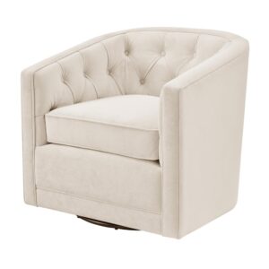 Walsh Velvet Swivel Accent Arm Chair