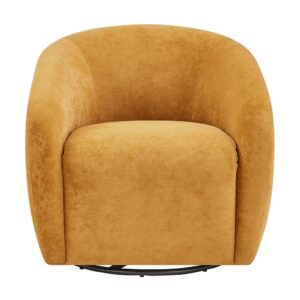 Regina Velvet Swivel Accent Arm Chair