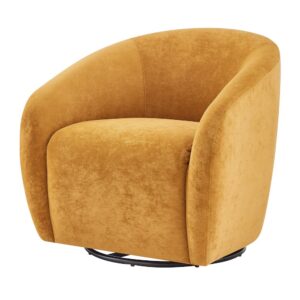 Regina Velvet Swivel Accent Arm Chair