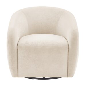 Regina Velvet Swivel Accent Arm Chair