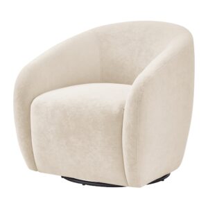 Regina Velvet Swivel Accent Arm Chair