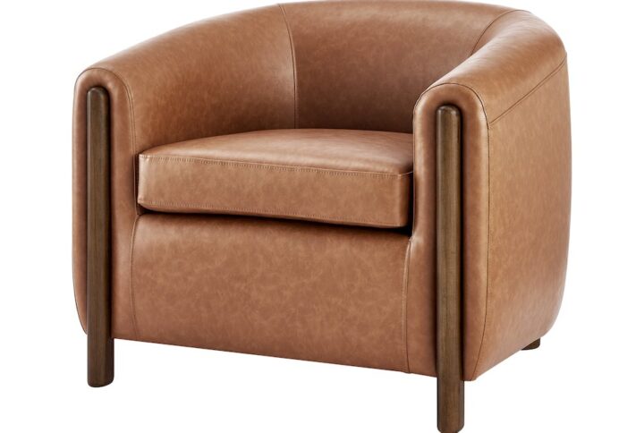 Ruth PU Accent Arm Chair