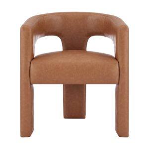 Sherlyn PU Dining Side Arm Chair