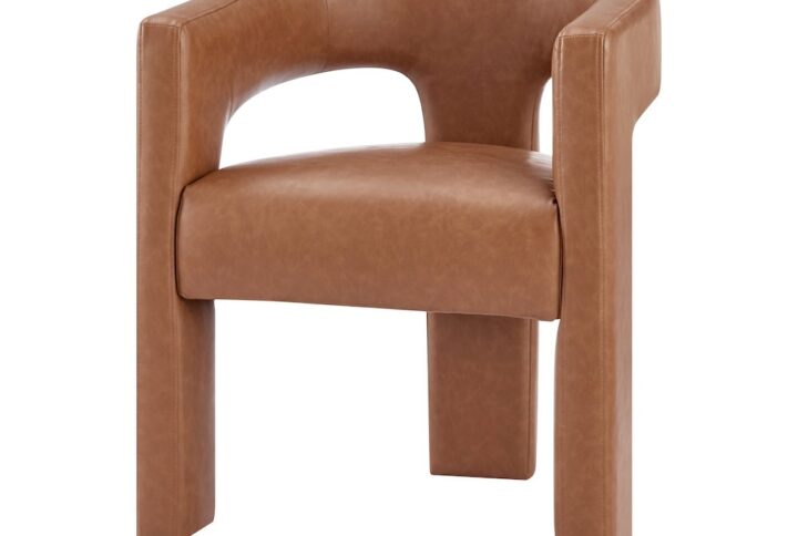 Sherlyn PU Dining Side Arm Chair