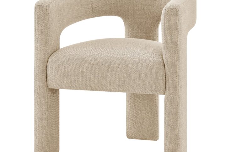 Sherlyn Fabric Dining Side Arm Chair