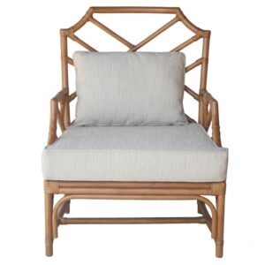 Kara Rattan Accent Arm Chair