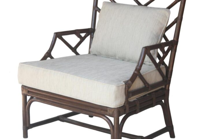 Kara Rattan Accent Arm Chair