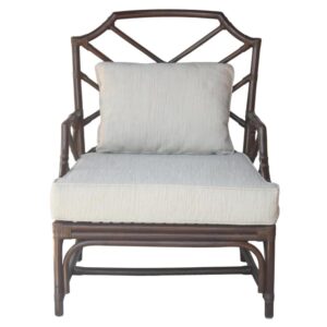 Kara Rattan Accent Arm Chair