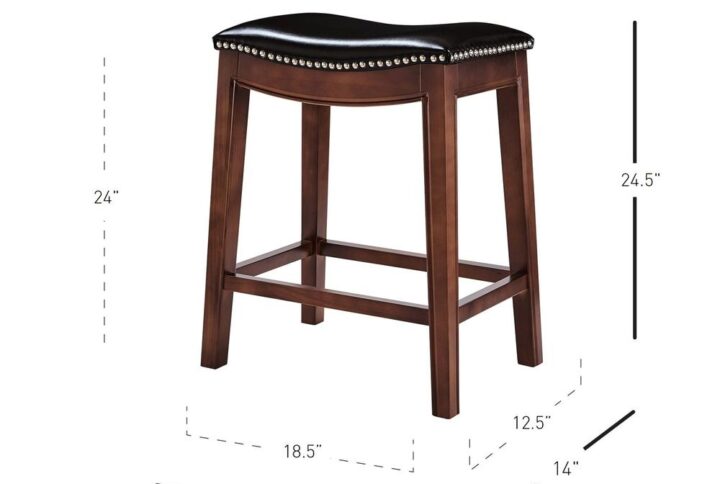 Elmo Bonded Leather Counter Stool