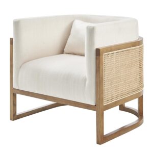 Velma Accent Arm Chair w/ Rattan