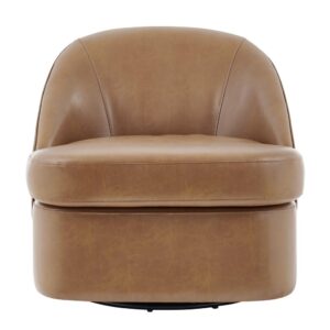 Hurley PU Swivel Accent Chair