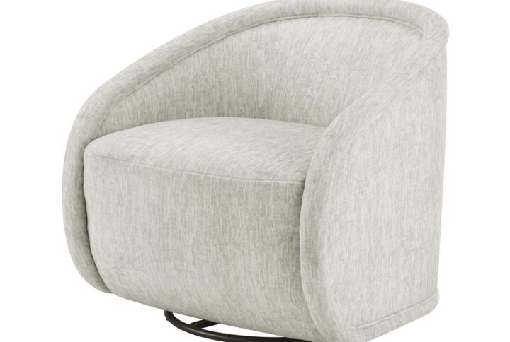 Margareth Fabric Swivel Accent Arm Chair