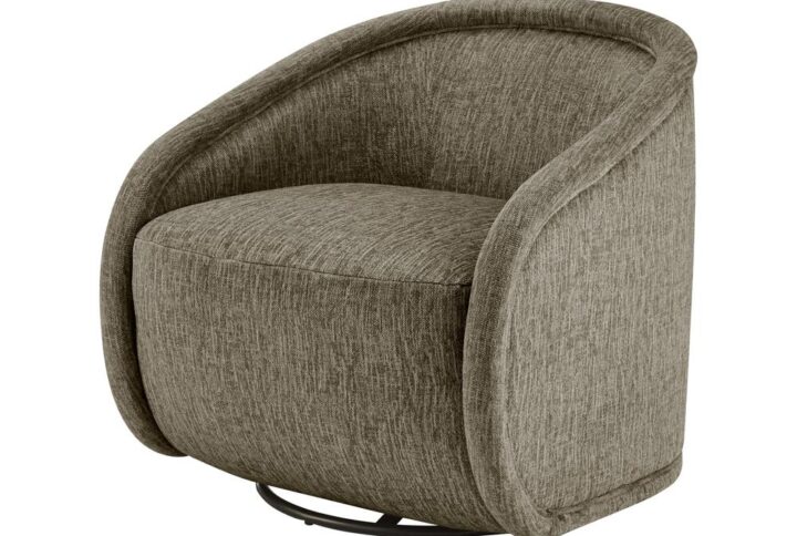 Margareth Fabric Swivel Accent Arm Chair