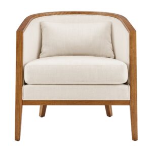 Tillman PU/Fabric Accent Arm Chair