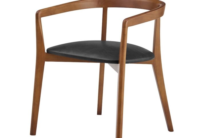 Amy PU Dining Side Arm Chair