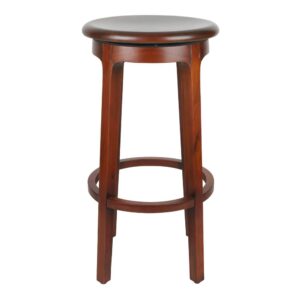 Foxy Mahogany Swivel Bar Stool