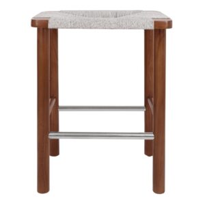 Elio Wood Counter Stool w/ Rope