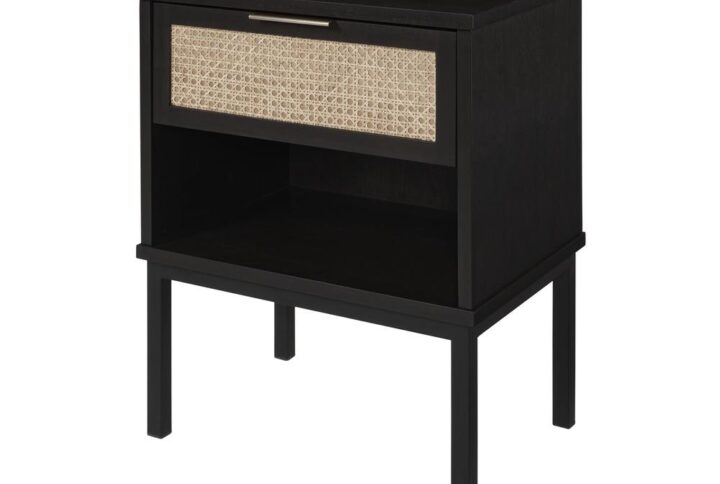 Caine Rattan Nightstand/Side Table