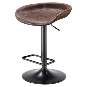 Rogue PU Leather Gaslift Bar Stool