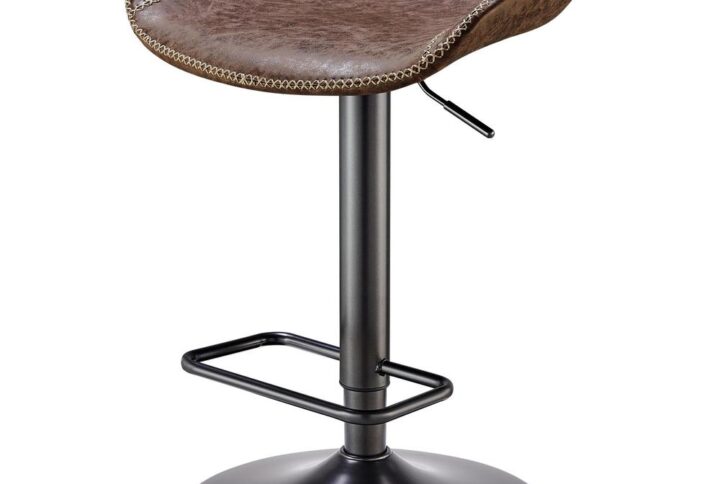 Rogue PU Leather Gaslift Bar Stool