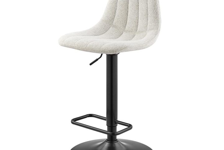 Robert Fabric Gaslift Swivel Bar Stool