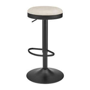 Juno Velvet Gaslift Swivel Bar Stool