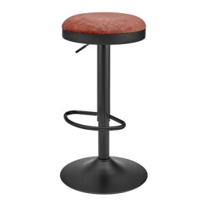 Juno Velvet Gaslift Swivel Bar Stool