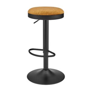 Juno Velvet Gaslift Swivel Bar Stool