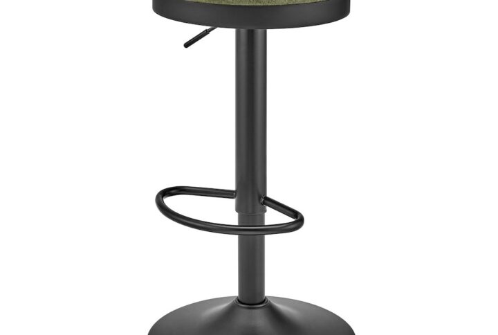 Juno Velvet Gaslift Swivel Bar Stool