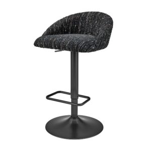 Jorrell Fabric Gaslift Swivel Bar Stool