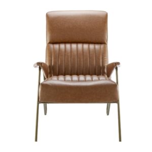 Caspian Bonded Leather Accent Chair