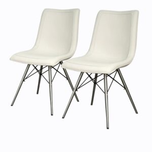 Blaine PU Chair Stainless Steel Legs