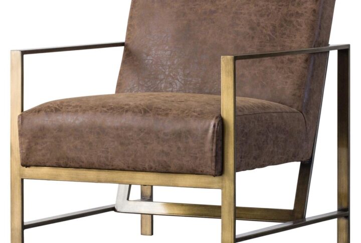 Francis PU Leather Arm Chair