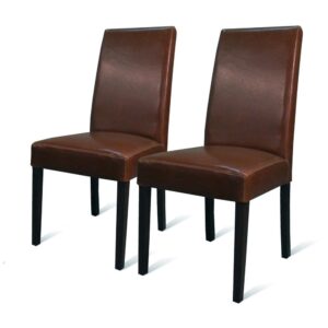 Hartford Bicast Leather Dining Chair