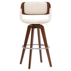 Cyprus Swivel Fabric Bar Stool