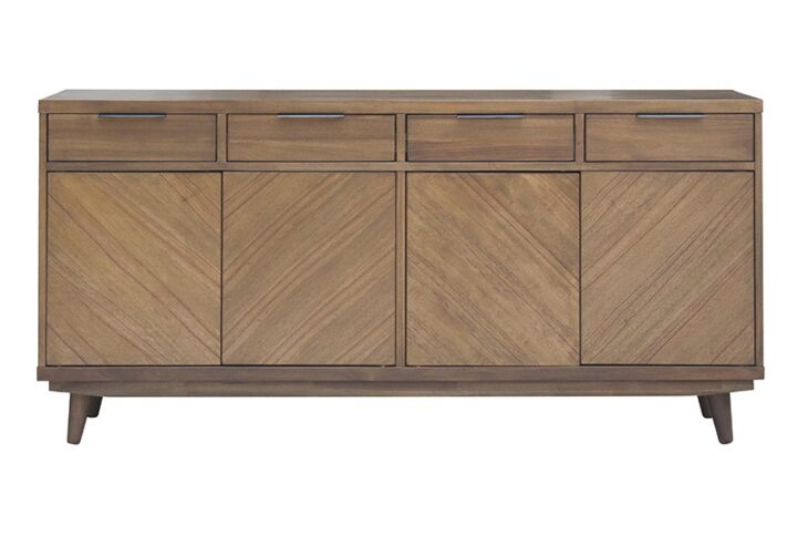 Piero Chevron Buffet 4 Drawers + 4 Doors