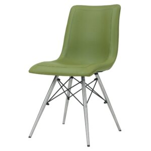 Blaine PU Chair Stainless Steel Legs