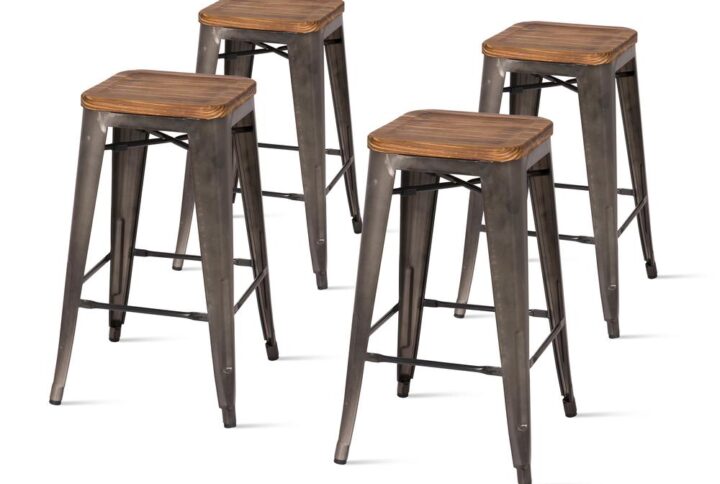 Metropolis Backless Counter Stool