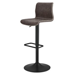 Jayden PU Leather Low back Gaslift Bar Stool