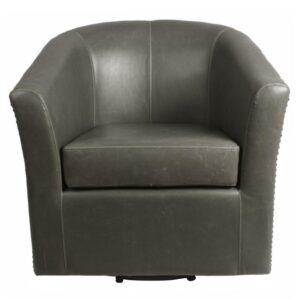 Ernest Bonded Leather Swivel Chair