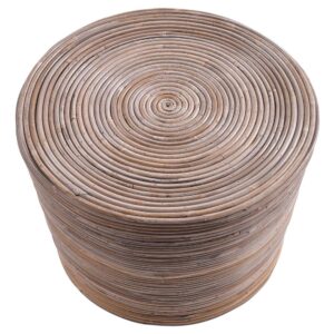 Roxas Rattan Round Stool