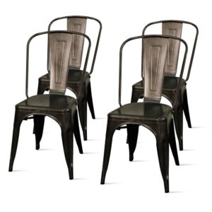 Metropolis Metal Side Chair