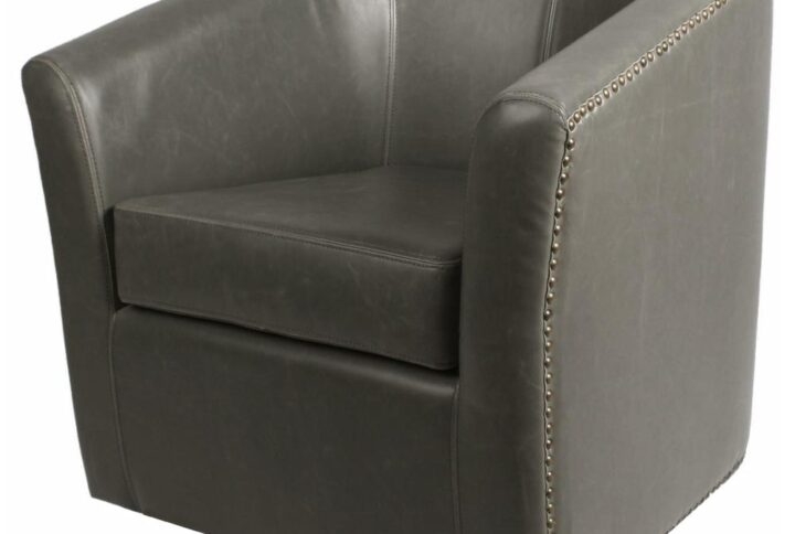 Ernest Bonded Leather Swivel Chair