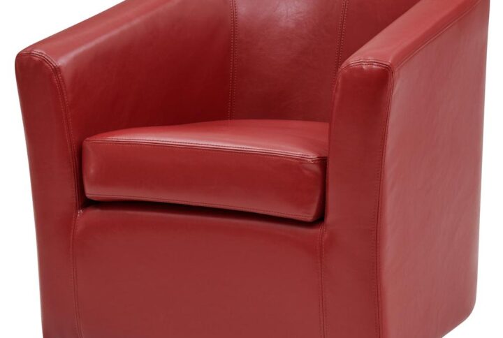 Hayden Swivel Bonded Leather Char