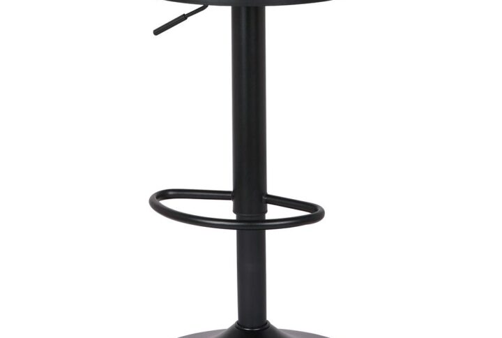 Juno PU Leather Gaslift Backless Swivel Bar Stool